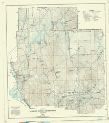 Map Of Klamath Indian Reservation