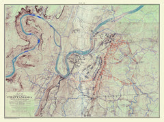 Chickamauga Battle, 1901 Ed., Battle Of Missionary Ridge, Nov 25, 1863