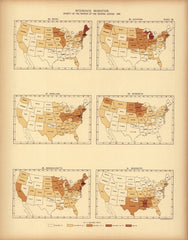 Interstate migration ... : 1890 (ME, MD, MA, MI, MN, MS)