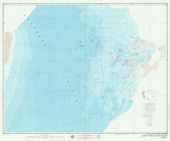 Mid Ocean Dynamics Experiment Mode-i Region Bathymetry Chart 1