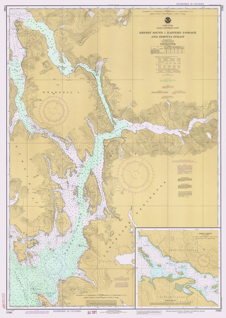 Ernest Sound Eastern Passage And Zimovia Strait