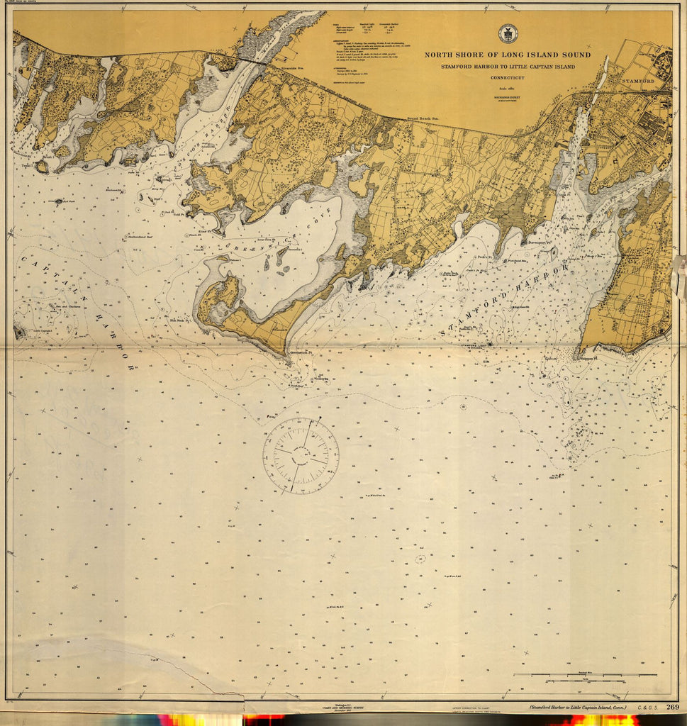 North Shore Of Long Island Sound : Stamford Harbor To Little Captain Island