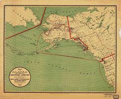 Map Of Alaska And A Portion Of The Territory Showing The New Gold Fields And The Route Of The North American Transportation And Trading Company Of Alaska And Chicago Illinois