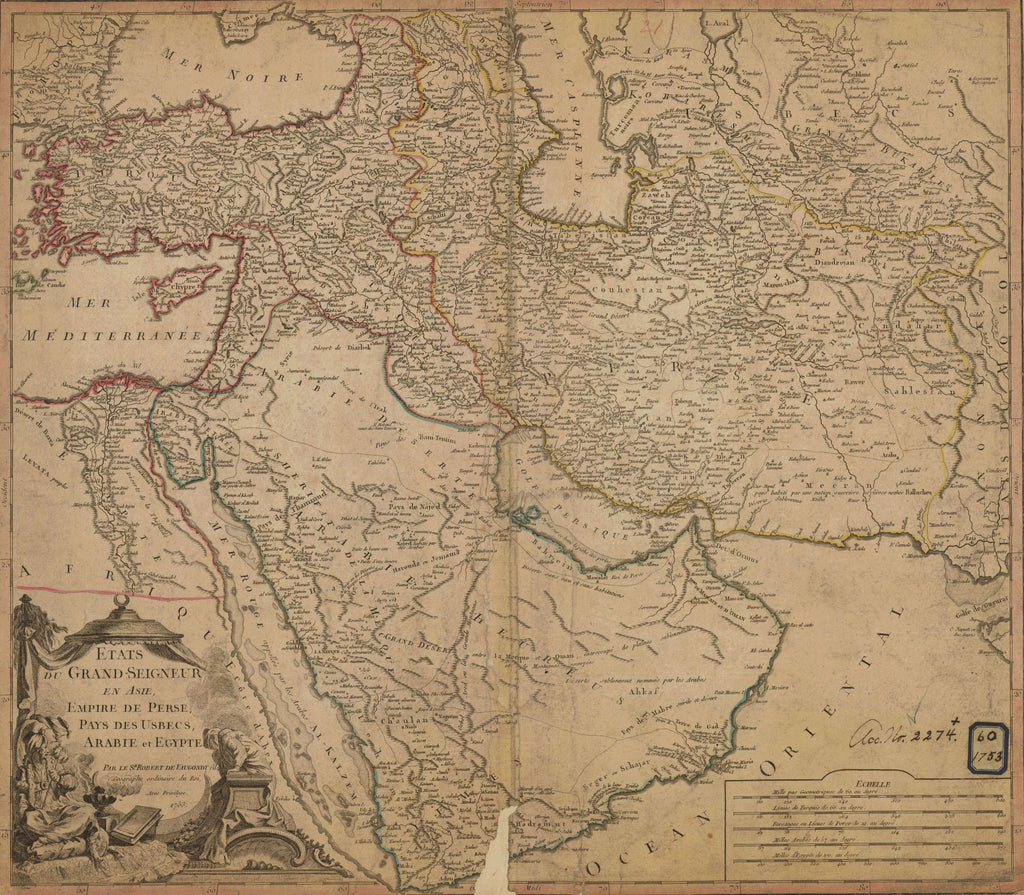 Etats Du Grand-seigneur En Asie Empire De Perse Pays Des Usbecs Arabie Et Egypte