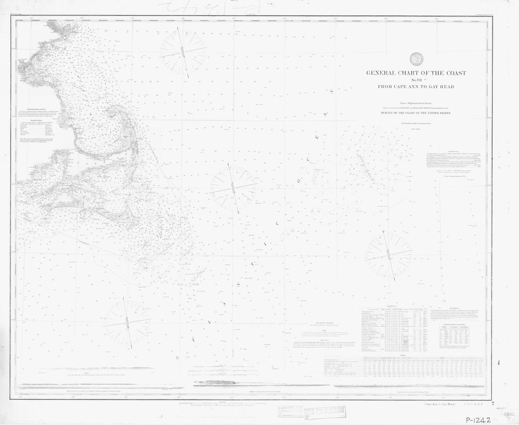 General Chart Of The Coast No.ii From Cape Ann To Gay Head