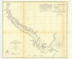 Preliminary Chart Of Patuxent River, Maryland, Lower Part