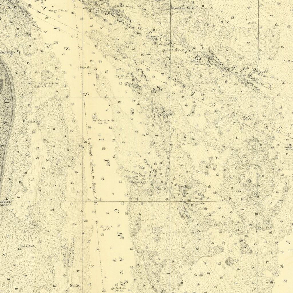 Print of Preliminary Chart Of Charleston Harbor And Its Approaches ...