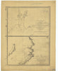 Sarychev Atlas Sheet #18 2 Of 2 : Chart Of Ilin Bay, Chart Of Port Chalmer