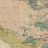 Topographical And Irrigation Map Of The San Joaquin Valley Sheet #3