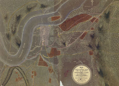 Map Of Chattanooga Tennessee and its Vicinity, Showing The Fortifications of the Enemy