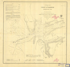 Preliminary Chart Of Grays Harbor Washington Ter.