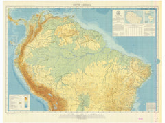 South America - Sheet North Map Of The Americas