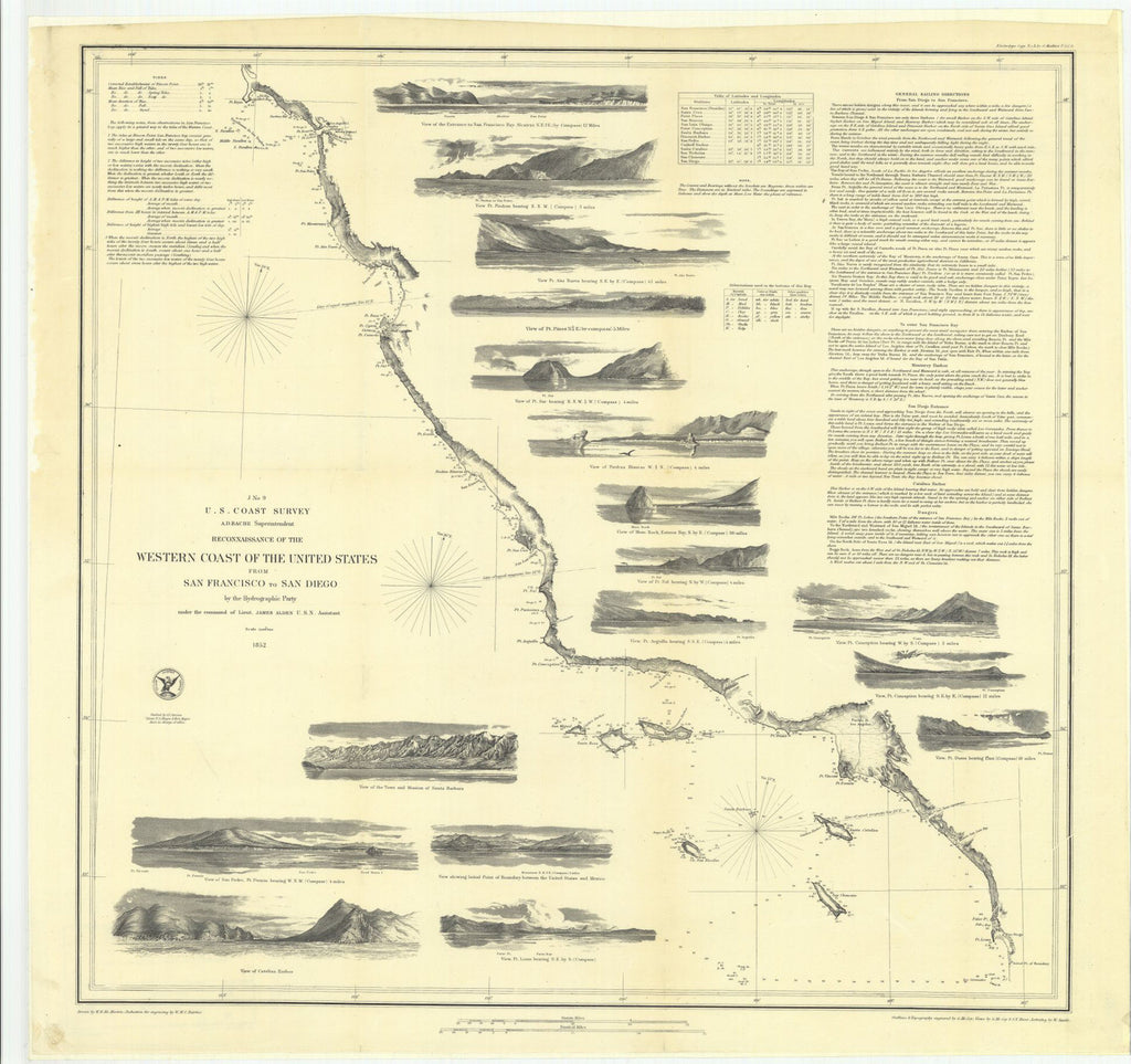 Reconnaissance Of The Western Coast Of The United States From San Francisco To San Diego