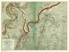 Chickamauga Battle, 1901 Ed., Battle Of Lookout Mountain, Nov. 24, 1863