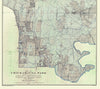 Chickamauga Battle, 1901 Ed., Map Of Chickamauga Park