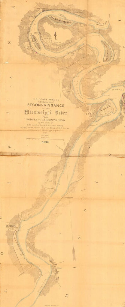 Reconnaissance Of The Mississippi River From Rodney To Sargents Bend
