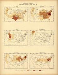 Interstate migration ... : 1890 (TX, UT, VT, VA, WA, WV)