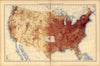 Distribution of the population of the United States: 1890