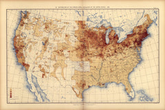 Distribution of the foreign born population of the United States: 1890