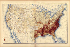 Distribution of the Non-white population of the United States: 1890